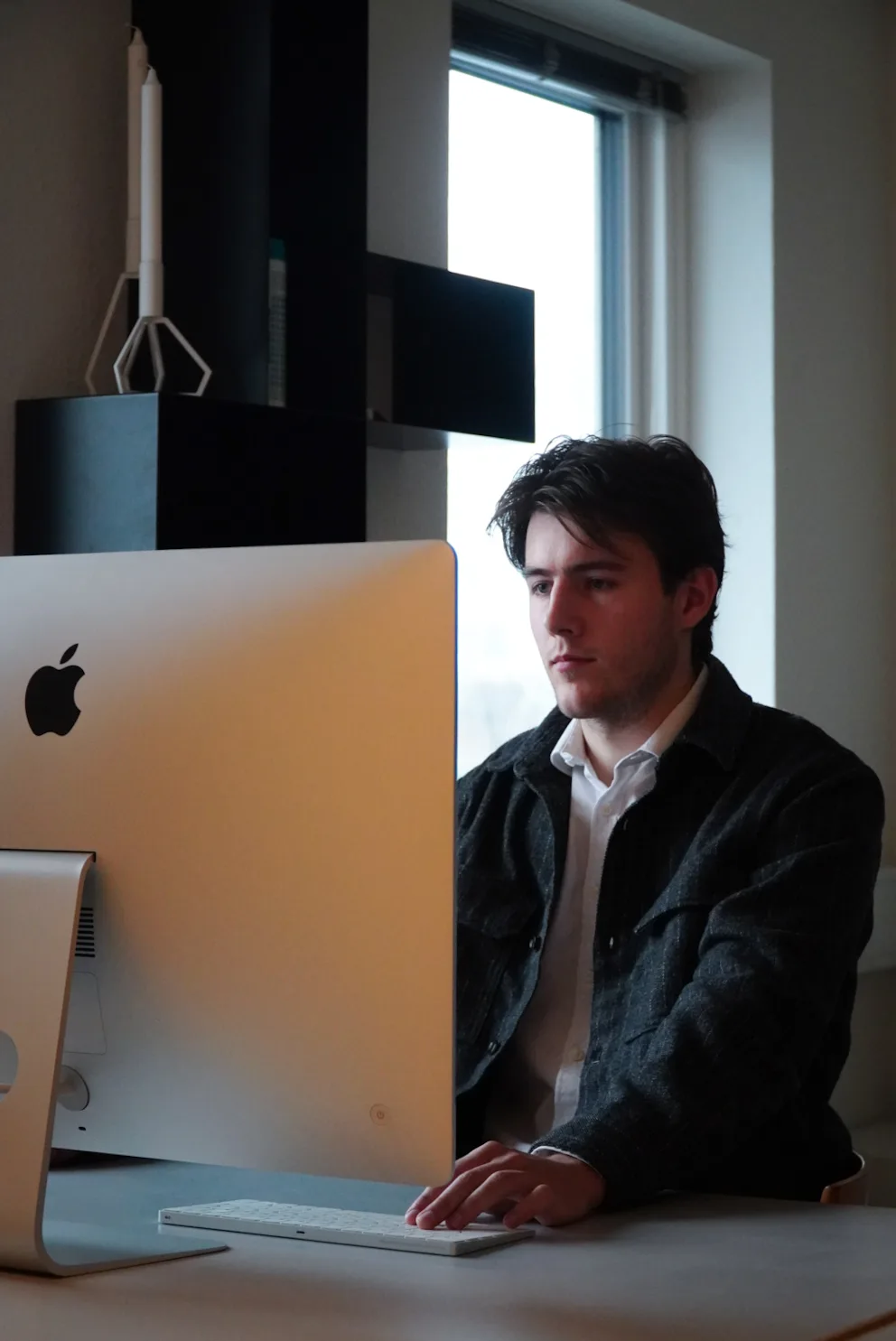Jacob arbejder med markedsføring og salg